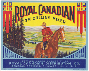 Royal Canadian Tom Collins Mixer